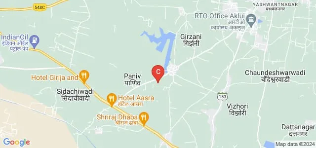 Shriram Women's Science College, Paniv Map