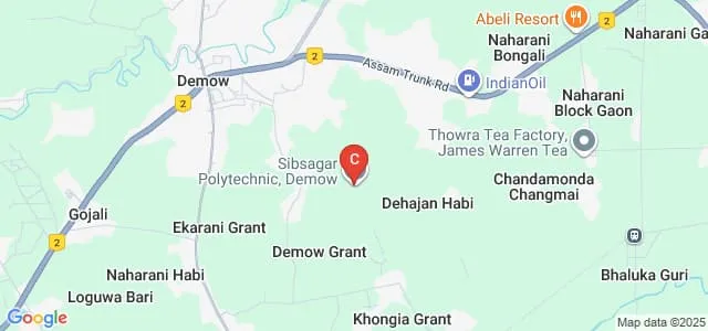 Sibsagar Polytechnic, Sibsagar Map