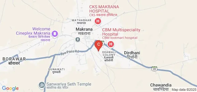 Apex PG College, Makrana Map