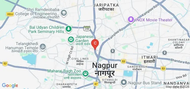 Shri Nashikrao Tirpude College of Physical Education, Nagpur Map