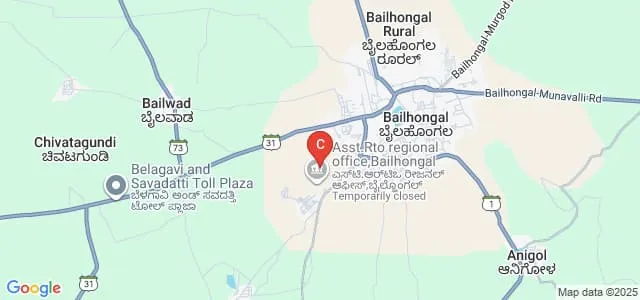 KLE Society's Polytechnic, Bailhongal Map