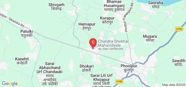 Chandra Sekhar Azad Mahavidyalaya, Allahabad Map