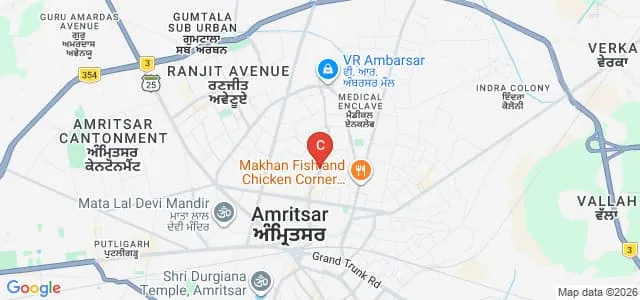 BBK DAV College for Women, Amritsar Map