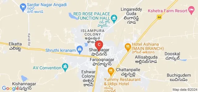 Telangana Tribal Welfare Degree College for Women, Shadnagar Map