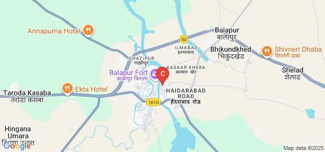 Dr Manorama and Prof Haribhau Shankarrao Pundkar, Arts, Commerce and Science College, Balapur Map