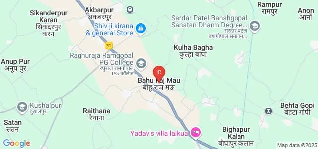 Raghuraja Ramgopal Mahavidyalaya, Unnao Map