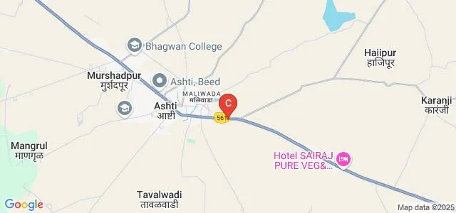 Ashti Taluka Shikshan Prasarak Mandal's College of Arts Commerce and Science, Ashti Map