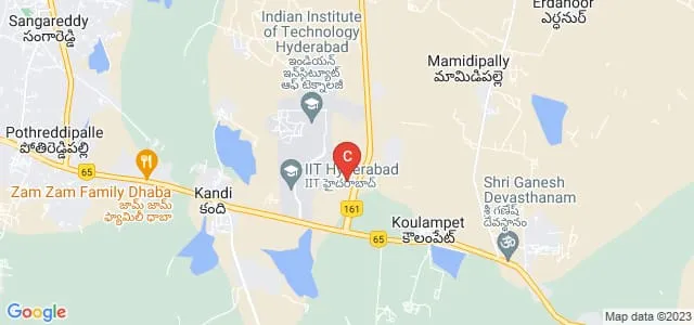 College of Agricultural Engineering, Sangareddy Map