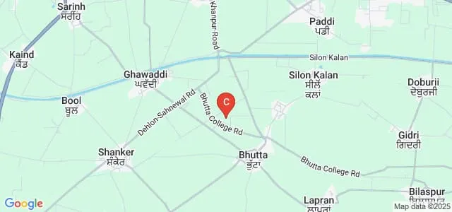 Bhutta College of Education, Ludhiana Map