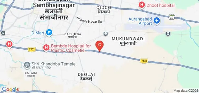 Marathwada Medical and Research Institutes Kamalnayan Bajaj Nursing College, Aurangabad Map