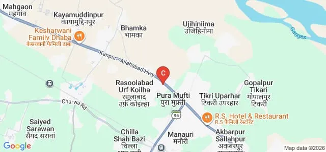 Madhu Vachaspati Institute of Engineering and Technology, Kaushambi Map