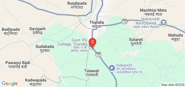 Government College, Thandla Map