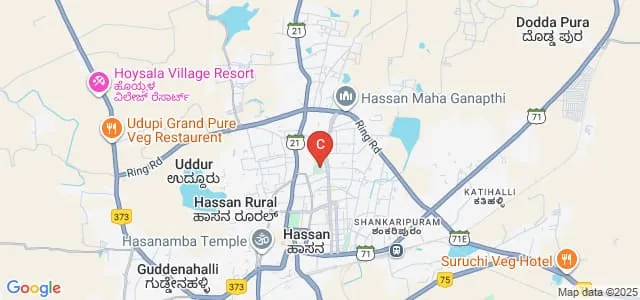 Government First Grade College for Women, Krishnarajpet Map