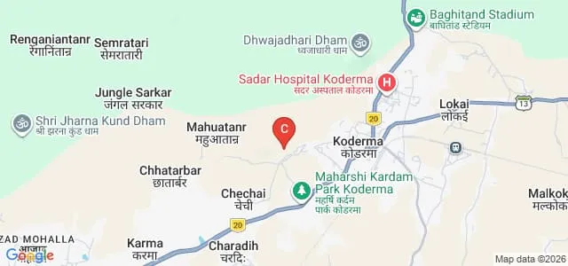 Ramesh Prasad Yadav Teacher's Training College, Koderma Map