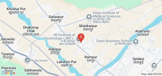 JBIT College of Pharmacy, Dehradun Map