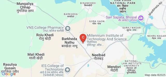 Millennium Institute of Technology and Science, Bhopal Map