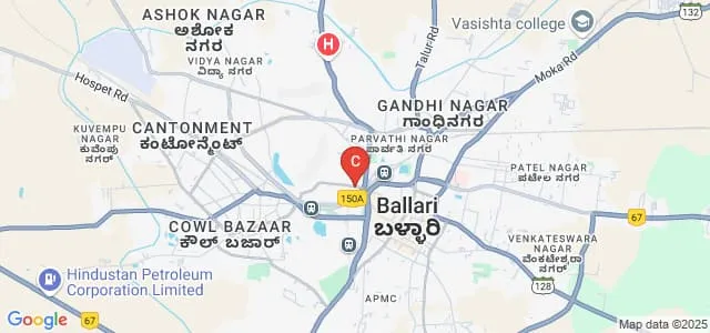 Shree Medha Degree College, Bellary Map