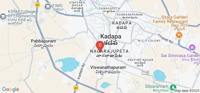 Sri Venkateswara Degree College, Kadapa Map