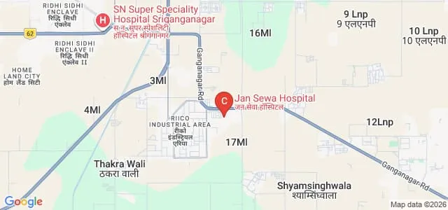 Sri Ganganagar College of Ayurvedic Science and Hospital, Sri Ganganagar Map