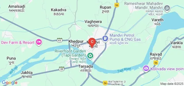 The Mandvi Education Society College of Business Administration and Computer Application, Surat Map
