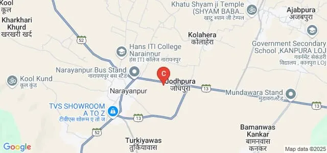Rajdhani College, Narayanpur Map