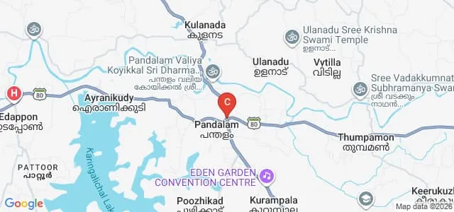 NSS Training College, Pandalam Map