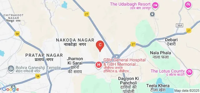 Pacific Polytechnic College, Udaipur Map