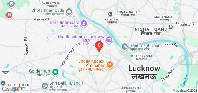 Lucknow Christian College, Lucknow Map