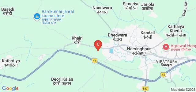 Paramhans Institute of Education, Narsinghpur Map