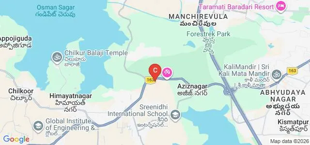Dr VRK Women's Medical College Teaching Hospital and Research Centre, Aziznagar Map