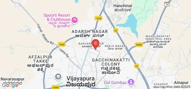 BLDE Association's Shri Sanganabasav Mahaswamiji Polytechnic, Vijayapura Map