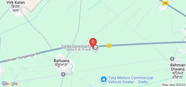 Saraswati Polytechnic College, Bathinda Map