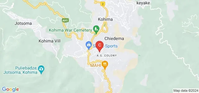 Baptist College, Kohima Map