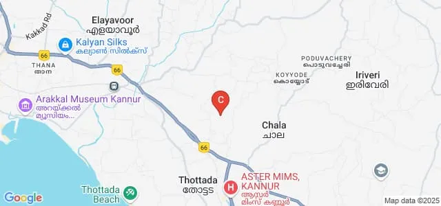 Chinmaya Institute of Technology, Kannur Map