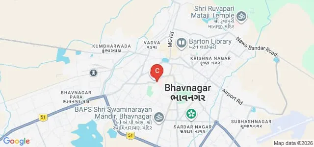 Government College of Nursing, Bhavnagar Map
