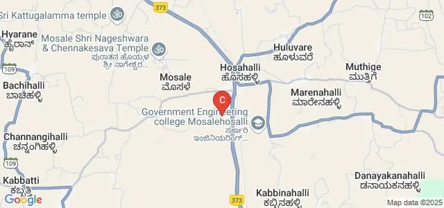 Government First Grade College, Mosale Hosahalli Map