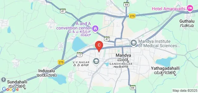 Government College, Mandya Map