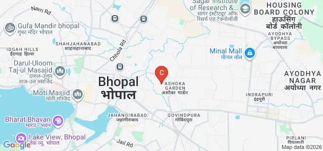 Bhopal Degree College, Bhopal Map
