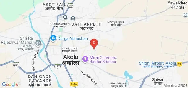 Akola Law College, Akola Map