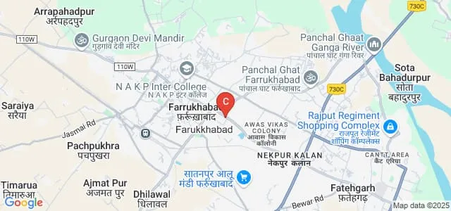 Badri Vishal PG College, Farrukhabad Map