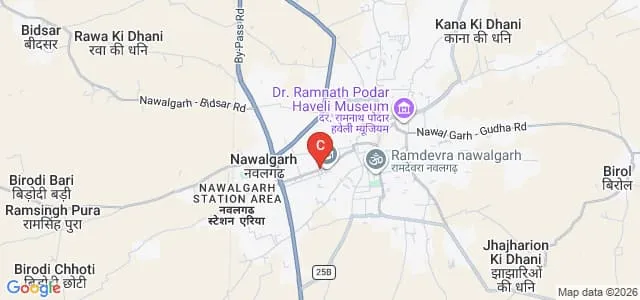 Poddar Shikshan Sansthan, Alwar Map