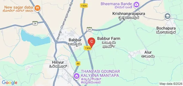 College of Horticulture, Hiriyur Map