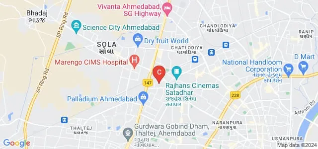 JG College of Physiotherapy, Ahmedabad Map