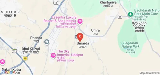 SS College of Education, Udaipur Map