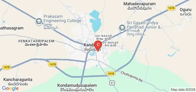 Vivekananda B Ed College, Kandukur Map