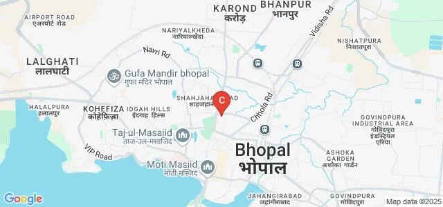 Shri Gopal Das Hingorani Girls College, Bhopal Map