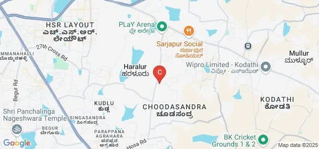 Amrita Vishwa Vidyapeetham, Bengaluru Campus Map