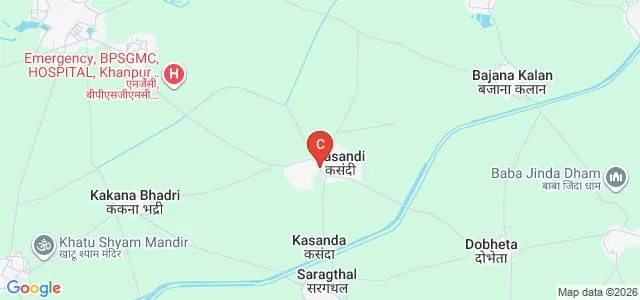 Bharat Vidyapeeth College of Education, Sonipat Map
