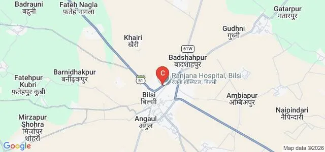 Maharana Pratap Government Post Graduate College, Bilsi Map
