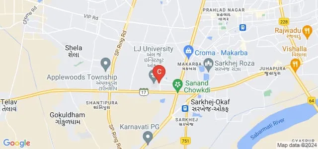 LJ Institute of Event Management, Ahmedabad Map